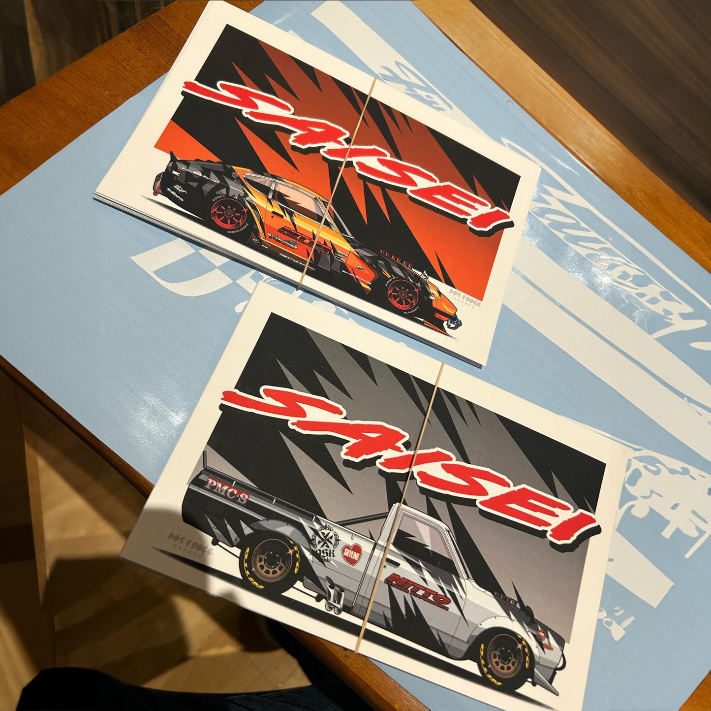 Saisei DB240z & Saisei DB620 Post Card