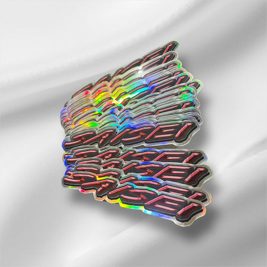 SAISEI 6.1x1 holographic stickers